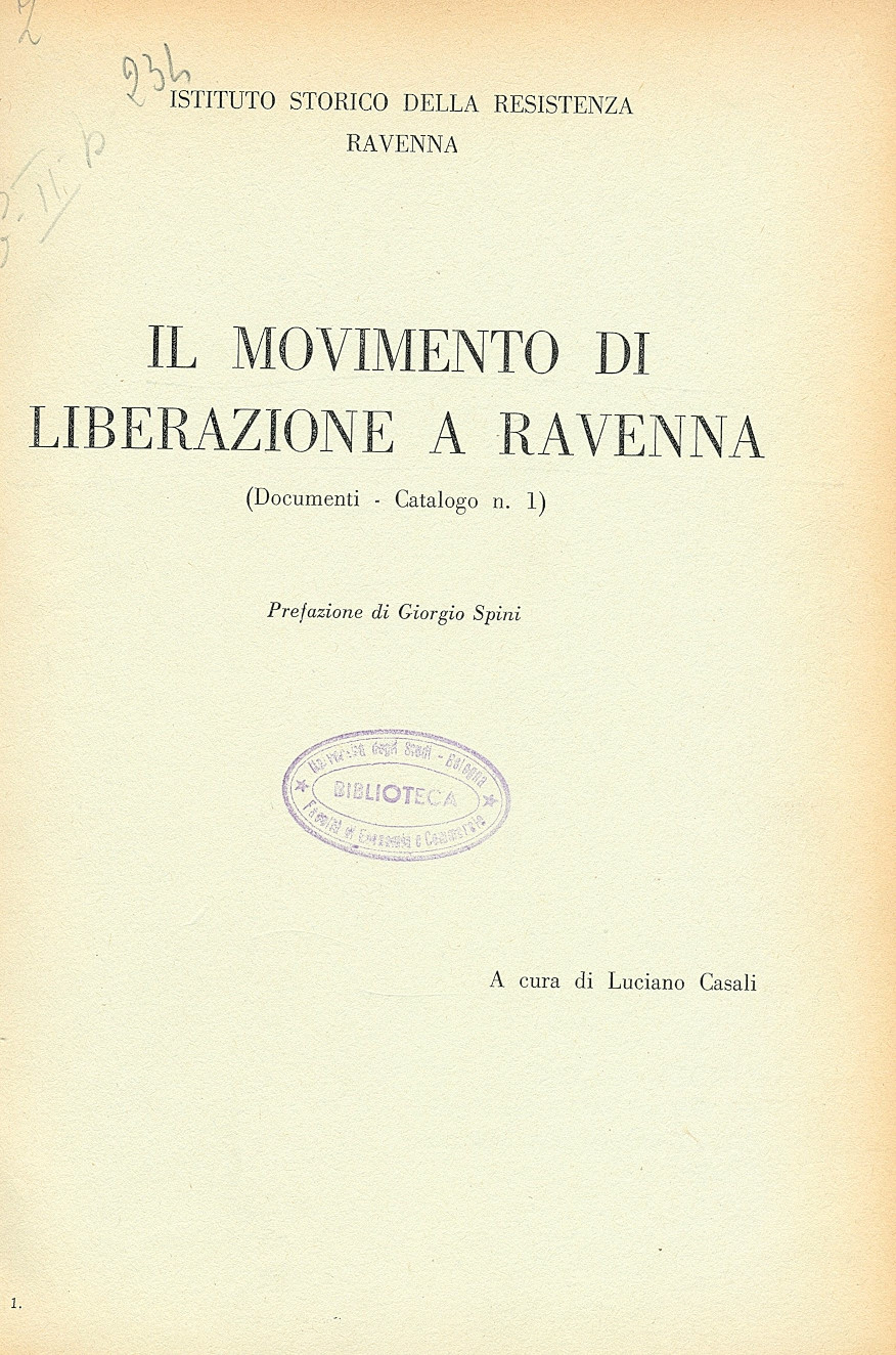 Il movimento di liberazione a Ravenna